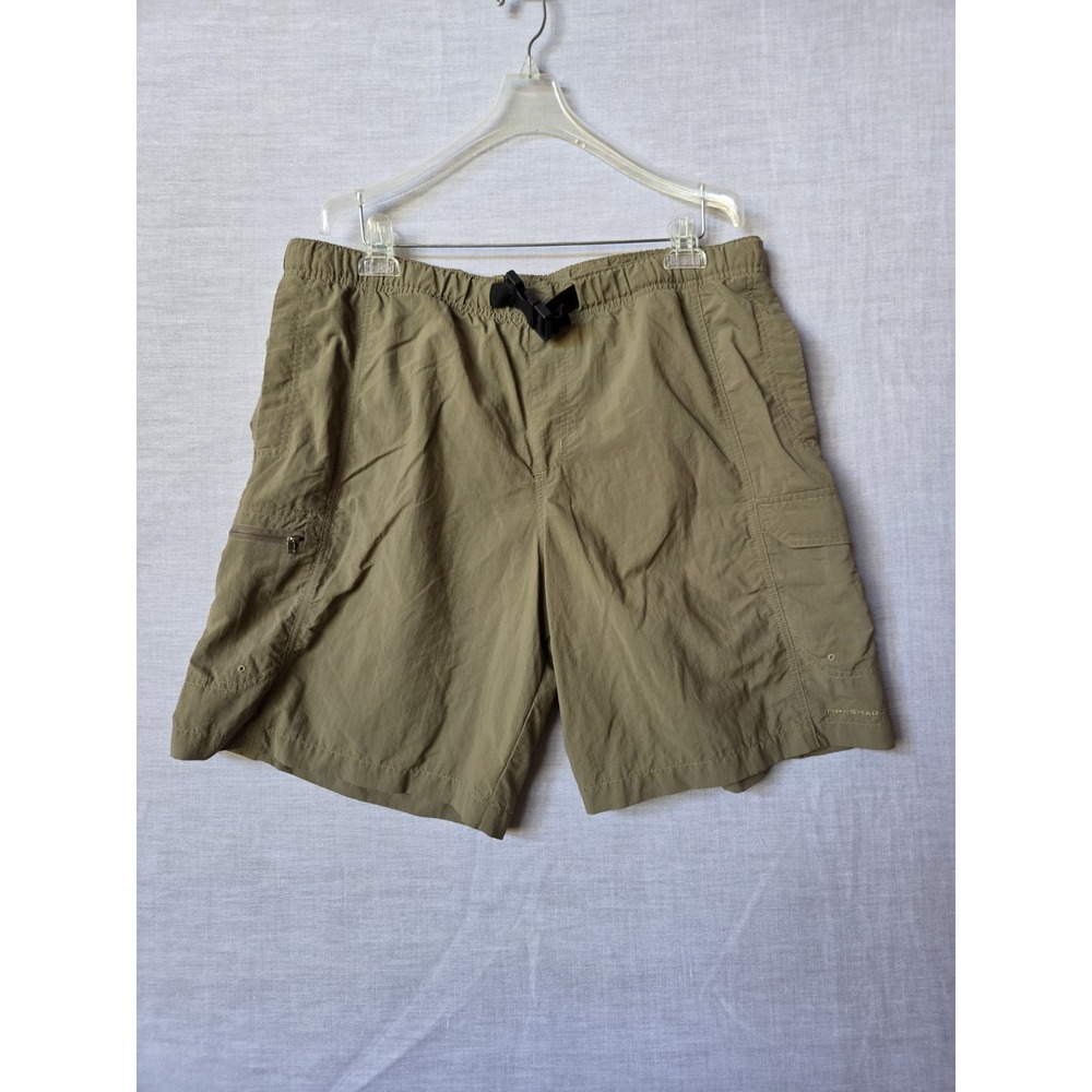 Columbia Belted Hiking Cargo Shorts Mesh Lined Men's Size Large Swim Lined - Picture 14 of 15